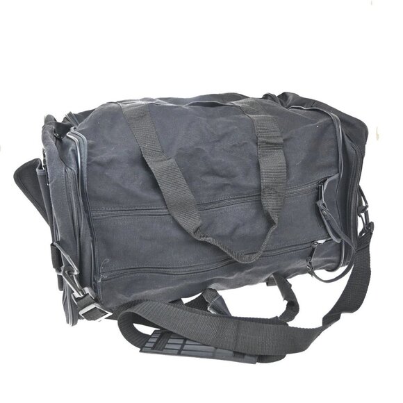 CHANEL Platinum Egoiste Noverty 2way Travel Shoulder Bag Canvas Black 07KP376 - Picture 7 of 16